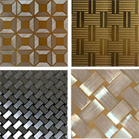 colored decorative stainless steel three-dimensional finish sheets