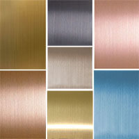 colored stainless steel hairline finish sheets