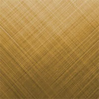 PVD Gold Color Cross HL Finish Stainless Steel Sheet