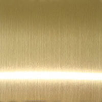 Hairline PVDBrass Colored Stainless Steel