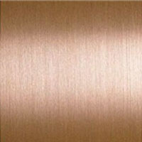 Hairline(HL) PVD Copper Colored Stainless Steel Sheet