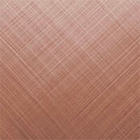 Cross Hairline Finish PVD Rose Gold color stainless steel sheet