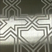 Anti-fingerprint HL Etched Decorative Stainless Steel Sheets