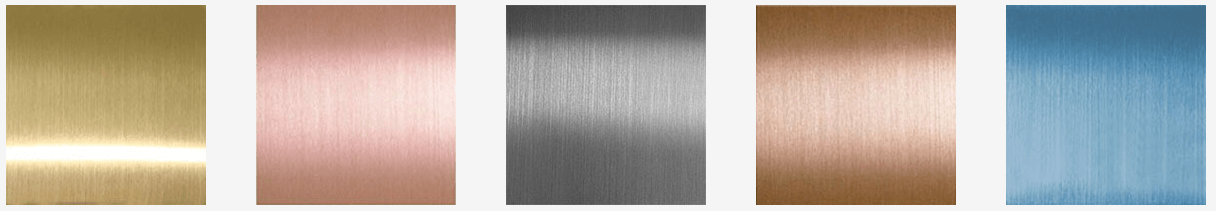 Titanium coating HL Stainless Steel